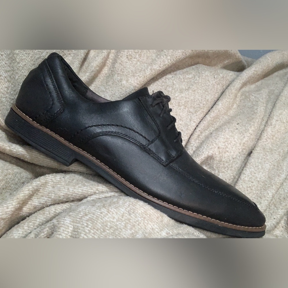 Rockport Men's Braylon Apron Toe Oxford Shoes Size US 9 M Black